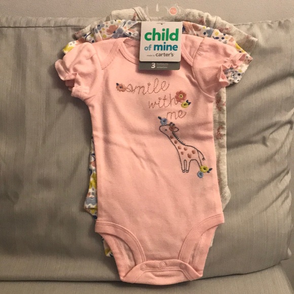 Carter’s / child of mine by Carter’s bodysuits - Picture 2 of 9